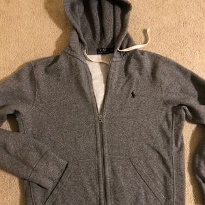 Polo full-zip lightweight hoodie